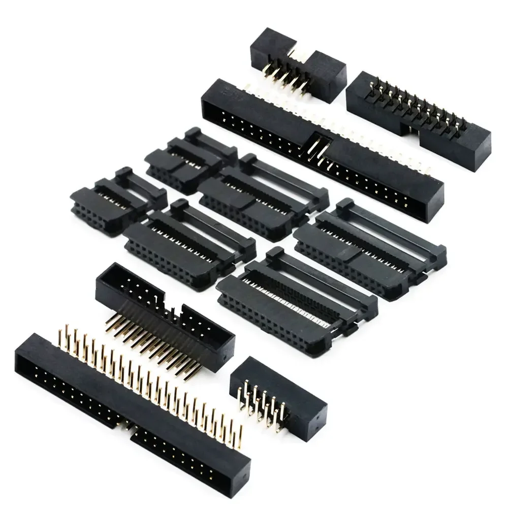 10PCS FC 6/8/10/14/16/18/20/24/26/30/34/40/50/60Pin Pitch 2.0mm Female IDC Socket Connector Ribbon Cable DC3 Header Male Socket
10PCS FC 6/8/10/14/16/18/20/24/26/30/34/40/50/60Pin Pitch 2.0mm Female IDC Socket Connector Ribbon Cable DC3 Header Male Socket