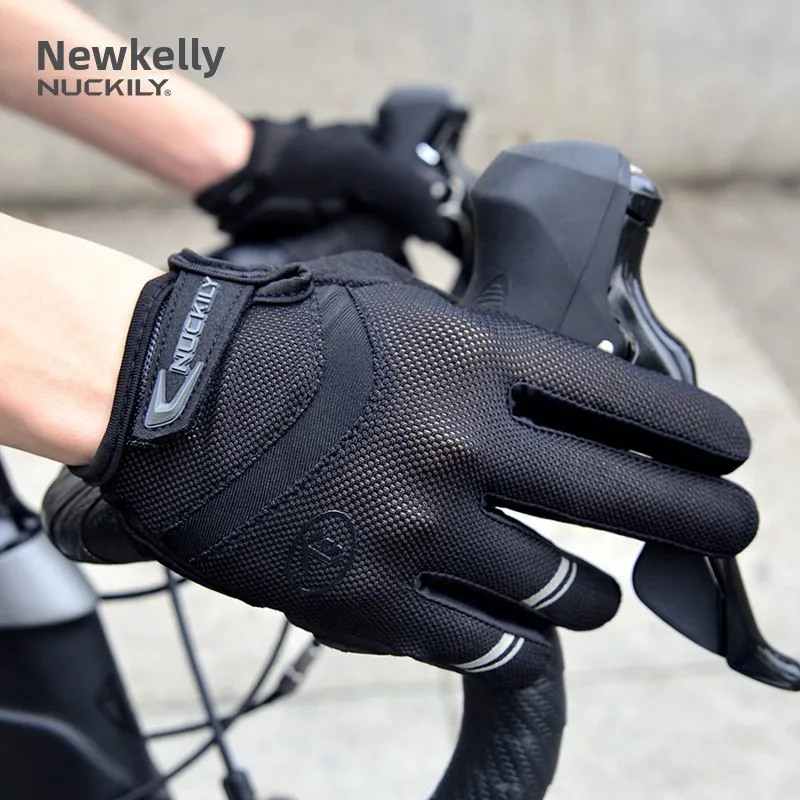 NUCKILY Breathable Cycling Gloves, Anti-Slip Shock Absorbing Bike Gloves, Touch Screen Full Finger Gloves for Road & Mountain Ri
NUCKILY Breathable Cycling Gloves, Anti-Slip Shock Absorbing Bike Gloves, Touch Screen Full Finger Gloves for Road & Mountain Ri