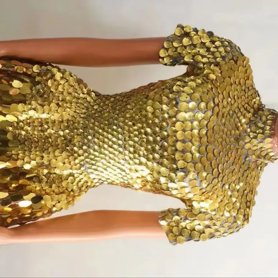 Event Party Dress Celebrate Birthday outfit Women Sequins Bodycon Dress Nightclub Prom Short Dress Stage Costumes
Event Party Dress Celebrate Birthday outfit Women Sequins Bodycon Dress Nightclub Prom Short Dress Stage Costumes