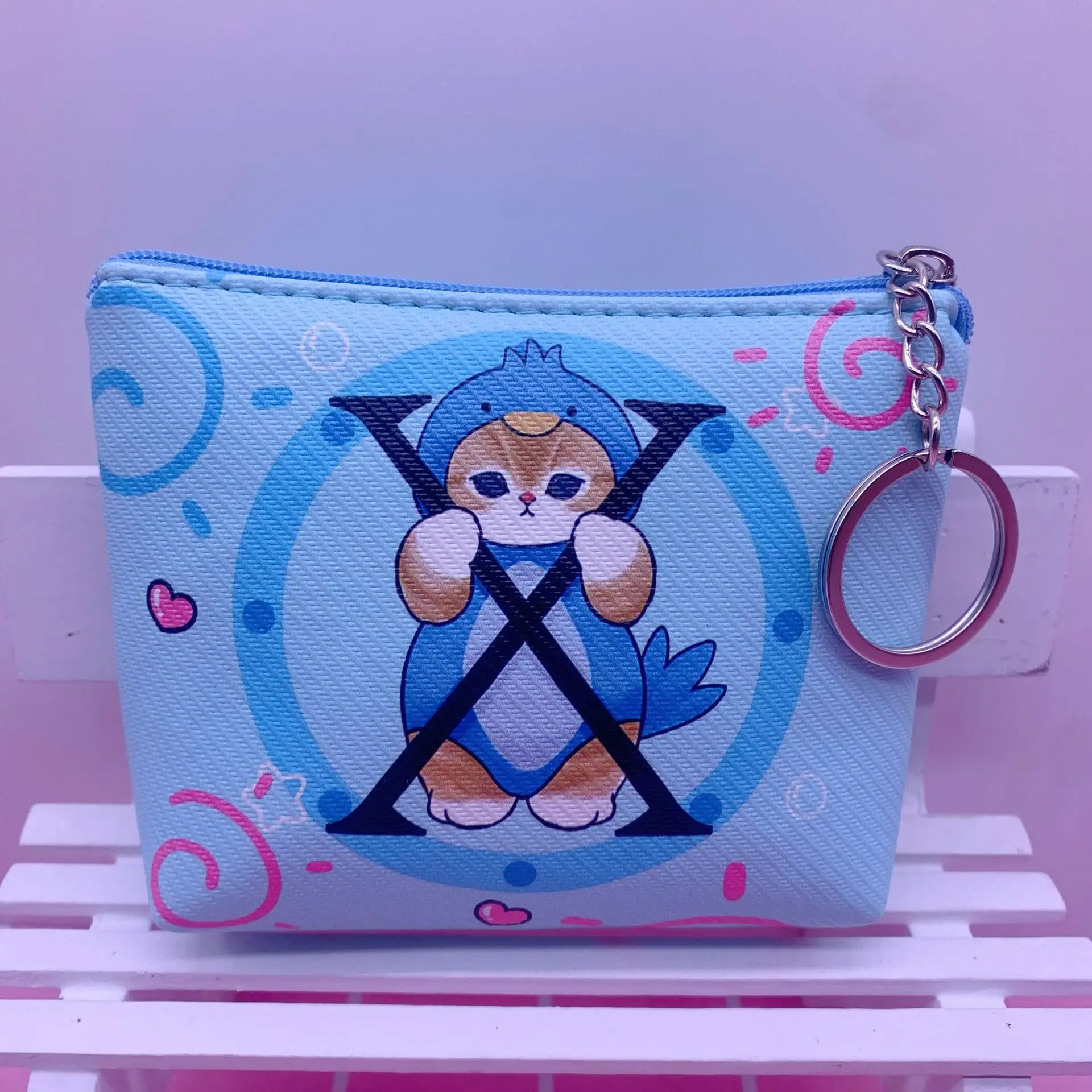 Cute Mofusand Shark Cat series coin purse PU design coin bag card bag storage bag
Cute Mofusand Shark Cat series coin purse PU design coin bag card bag storage bag