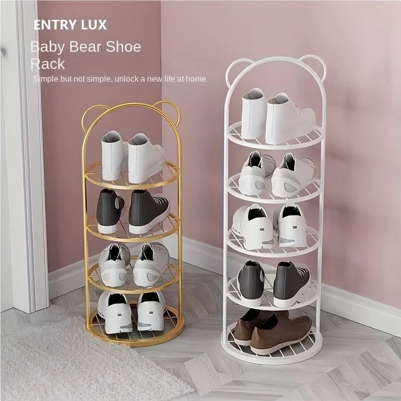 Multi Layer Shoe Rack Storage Rack, Sturdy and Durable Small Space Shoe Tower, Independent, Adjustable, Easy To Install