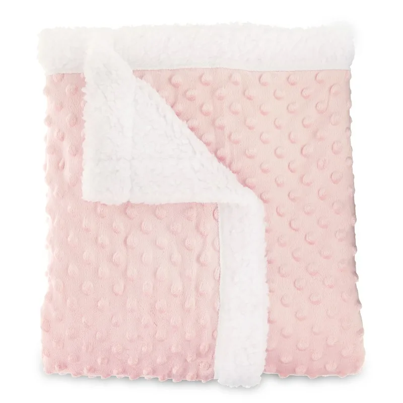 Pink Popcorn Plush Super Soft Baby Blanket, Reversible, 30" x 40", Infant Girl
Pink Popcorn Plush Super Soft Baby Blanket, Reversible, 30" x 40", Infant Girl