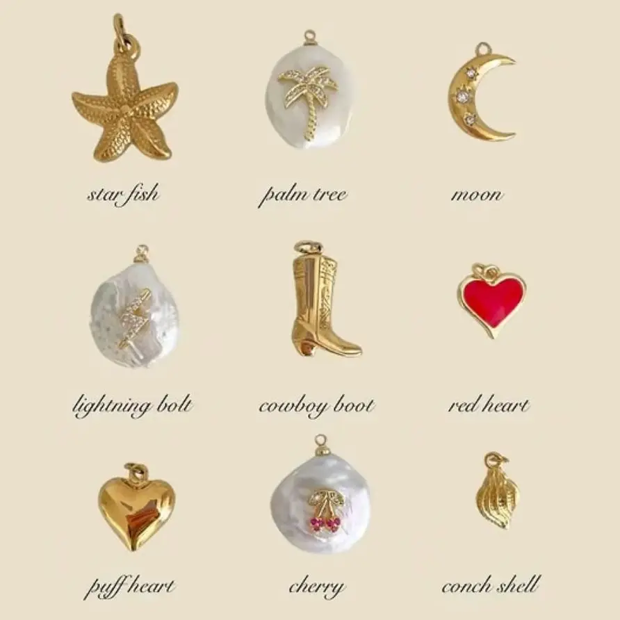 Miranda Trendy Stainless Steel Metal Conch Flower Pepper Tassel Paper Clip 18k Gold PVD Plated Waterproof Charm Accessories DIY
Miranda Trendy Stainless Steel Metal Conch Flower Pepper Tassel Paper Clip 18k Gold PVD Plated Waterproof Charm Accessories DIY