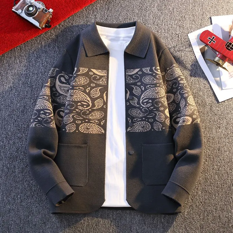 2026 Spring/Summer New Style Fashion-able Versatile Knitted Cardigan Men's Sweater Jacket
2026 Spring/Summer New Style Fashion-able Versatile Knitted Cardigan Men's Sweater Jacket