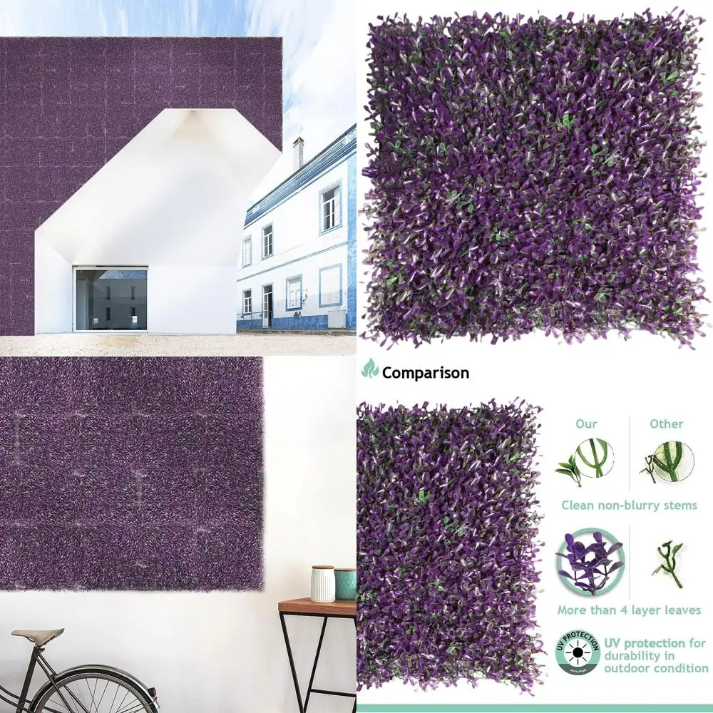 Искусственные панели из самшита 20x20 см - Декор для зеленой стены, для создания живой изгороди, для использования в помещении или на улице
Искусственные панели из самшита 20x20 см - Декор для зеленой стены, для создания живой изгороди, для использования в помещении или на улице