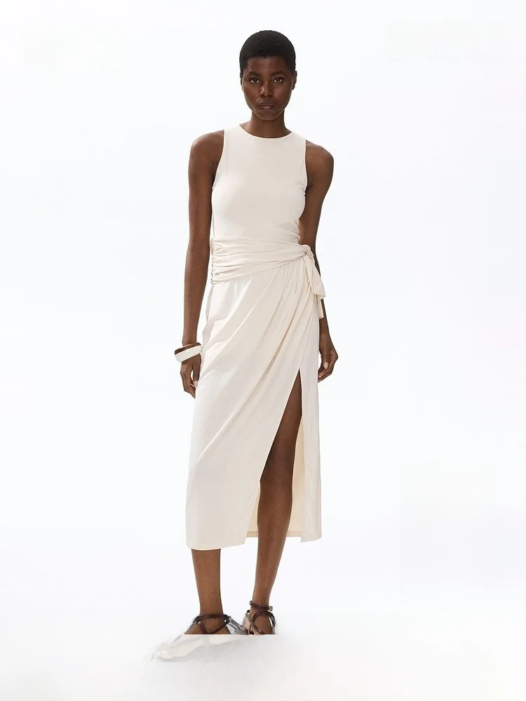 H&M Women's Knitted Dress Summer 2026 Waist-Cinching Belted Skirt Panelled Long Dress Casual Style Sleeveless Standard Fit Po...
H&M Women's Knitted Dress Summer 2026 Waist-Cinching Belted Skirt Panelled Long Dress Casual Style Sleeveless Standard Fit Po...