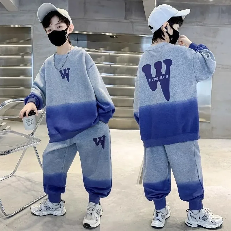 Autumn&Winter Baby Boy Clothes Set Children Letter Printed Sweatshirts Pullover Top&Pants 2pc Suit Fashion Kid Clothes Tracksuit
Autumn&Winter Baby Boy Clothes Set Children Letter Printed Sweatshirts Pullover Top&Pants 2pc Suit Fashion Kid Clothes Tracksuit