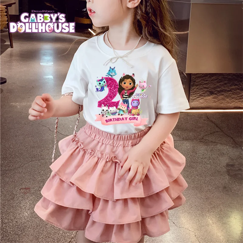 Gabby Dollhouse Girl Dress Kids T-shirt Cake Skirts Tops Ruffles Pleated Skirt Set Fashion Jk Child Digit Clothing Birthday Gift
Gabby Dollhouse Girl Dress Kids T-shirt Cake Skirts Tops Ruffles Pleated Skirt Set Fashion Jk Child Digit Clothing Birthday Gift