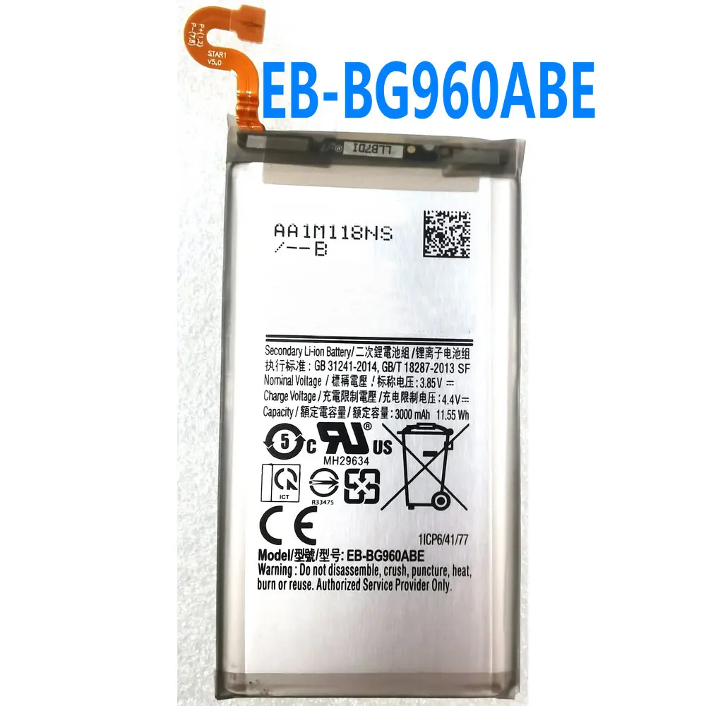 New EB-BG960ABE Battery For Samsung Galaxy S9 G9 SM-G960F SM-G960 G960F G960 Cell phone
New EB-BG960ABE Battery For Samsung Galaxy S9 G9 SM-G960F SM-G960 G960F G960 Cell phone