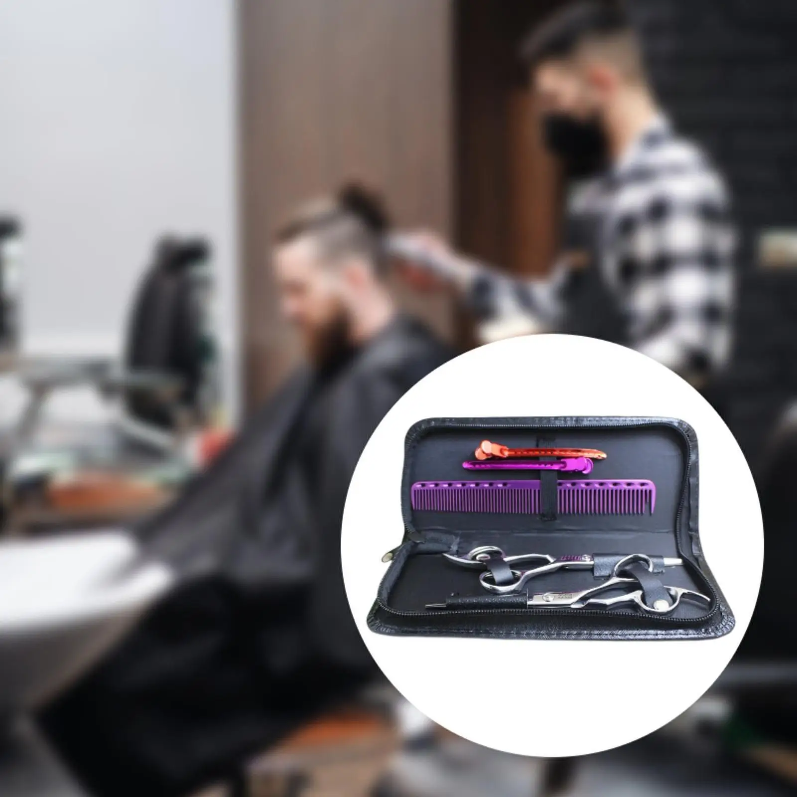 Сумка для ножниц для волос из искусственной кожи, прочная, легкая, портативная для парикмахеров
Сумка для ножниц для волос из искусственной кожи, прочная, легкая, портативная для парикмахеров