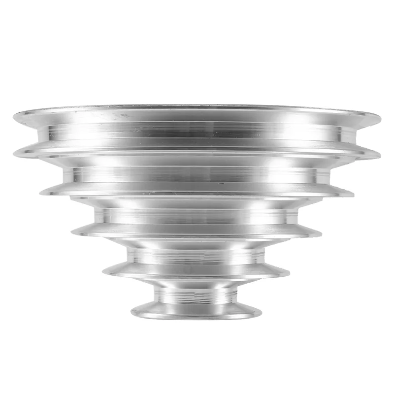 AEE4-25Mm Bore Aluminum Pagoda Wheel A Type 5 Step Pagoda Pulley Wheel For V-Belt Timing Belt
AEE4-25Mm Bore Aluminum Pagoda Wheel A Type 5 Step Pagoda Pulley Wheel For V-Belt Timing Belt