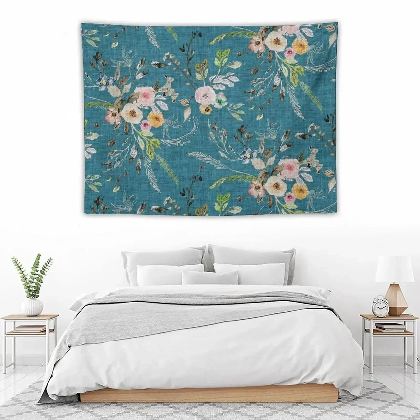 La Boheme Teal Floral Tapestry Wallpaper Bedroom Room Decoration Korean Style Room Decoration Accessories Tapestry
La Boheme Teal Floral Tapestry Wallpaper Bedroom Room Decoration Korean Style Room Decoration Accessories Tapestry