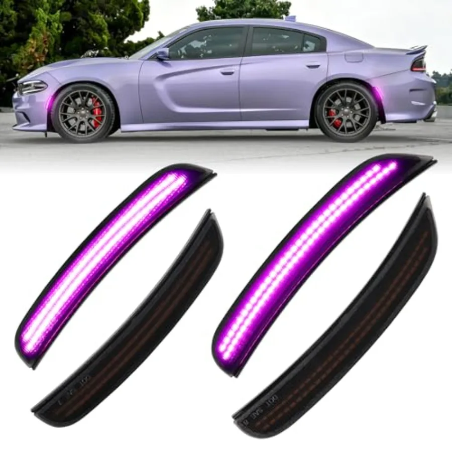 LED Side Marker Lights for Dodge Charger 2015 2016 2017 2018 2019 2020 2021 2022 2023 2024 Front Rear Bumper Turn Signal Lamps,
LED Side Marker Lights for Dodge Charger 2015 2016 2017 2018 2019 2020 2021 2022 2023 2024 Front Rear Bumper Turn Signal Lamps,