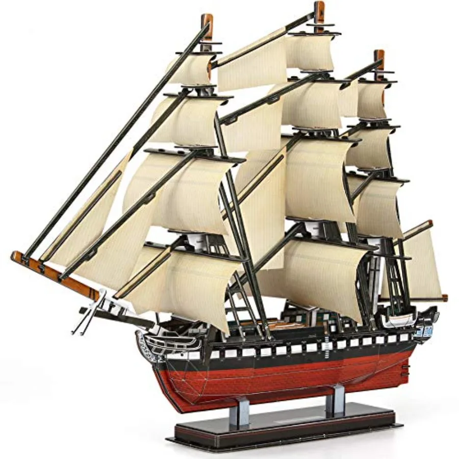 3D Ship Puzzles for Sailing Boat Models for Adults and Teens Toys, 193 Pieces
3D Ship Puzzles for Sailing Boat Models for Adults and Teens Toys, 193 Pieces
