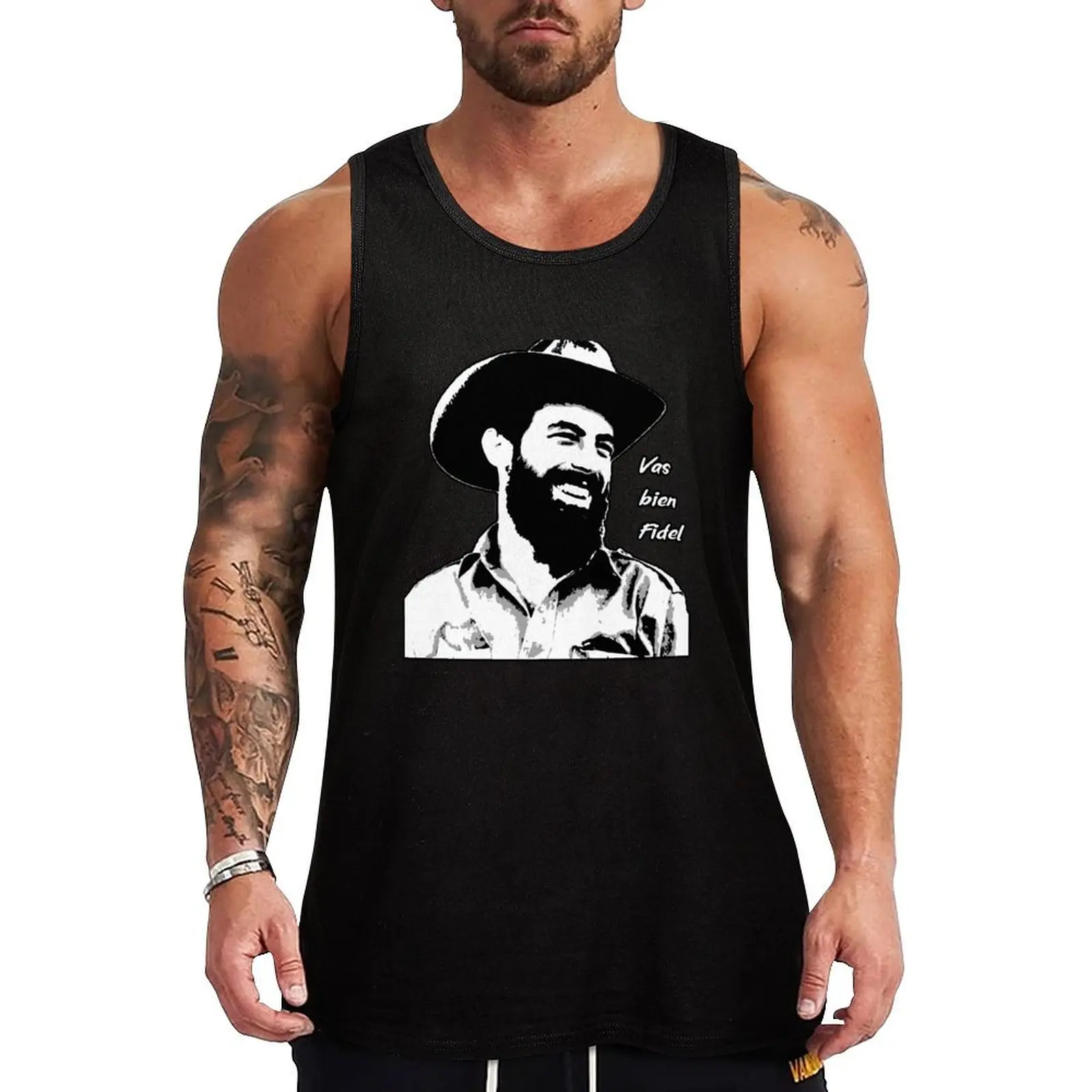 Vas Bien, Fidel (Camilo Cienfuegos) Tank Top T-shirt man T-shirts men running shirt underwear sleeveless shirts
Vas Bien, Fidel (Camilo Cienfuegos) Tank Top T-shirt man T-shirts men running shirt underwear sleeveless shirts