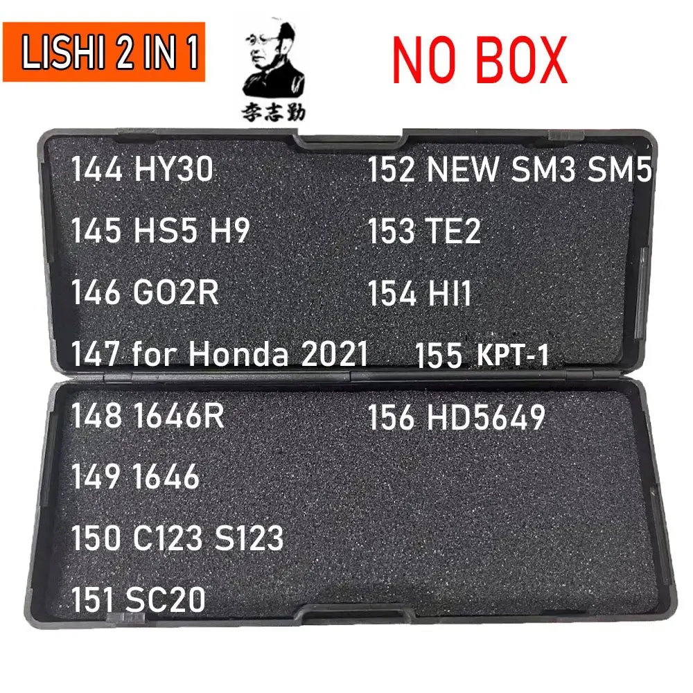 Без коробки 144-156 # LISHI Tools 2 в 1 HY30 HS5 H9 GO2R для фонаря 1646R 1646 C123/S123 SC20 SM3 TE2 HI1 Honda-2021 HD5649
Без коробки 144-156 # LISHI Tools 2 в 1 HY30 HS5 H9 GO2R для фонаря 1646R 1646 C123/S123 SC20 SM3 TE2 HI1 Honda-2021 HD5649