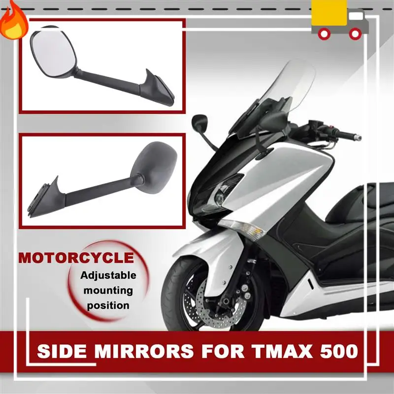 Motorcycle Rearview Mirror Side Mirrors Rear View Mirror For Yamaha T-Max TMAX500 Tmax 500 2008-2011
Motorcycle Rearview Mirror Side Mirrors Rear View Mirror For Yamaha T-Max TMAX500 Tmax 500 2008-2011