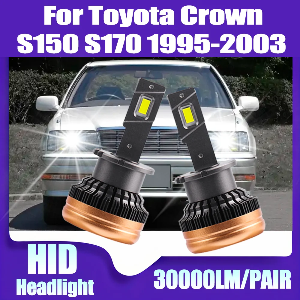 High Power 120W D2S HID Headlight Bulbs Auto HID Xenon Headlamps 6000K Super Bright White For Toyota Crown S150 S170 1995-2003
High Power 120W D2S HID Headlight Bulbs Auto HID Xenon Headlamps 6000K Super Bright White For Toyota Crown S150 S170 1995-2003