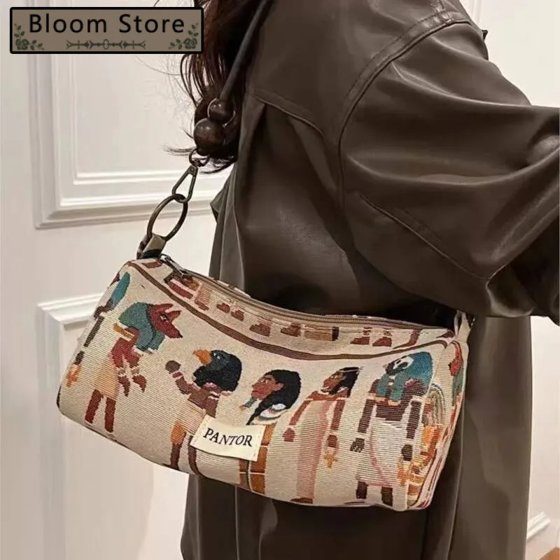 Retro Pharaoh Cartoon Print Tote Women Bohemian Style Fun Cute Large Capacity Shoulder Bag Ladies Fashion Casual Handbag New
Retro Pharaoh Cartoon Print Tote Women Bohemian Style Fun Cute Large Capacity Shoulder Bag Ladies Fashion Casual Handbag New