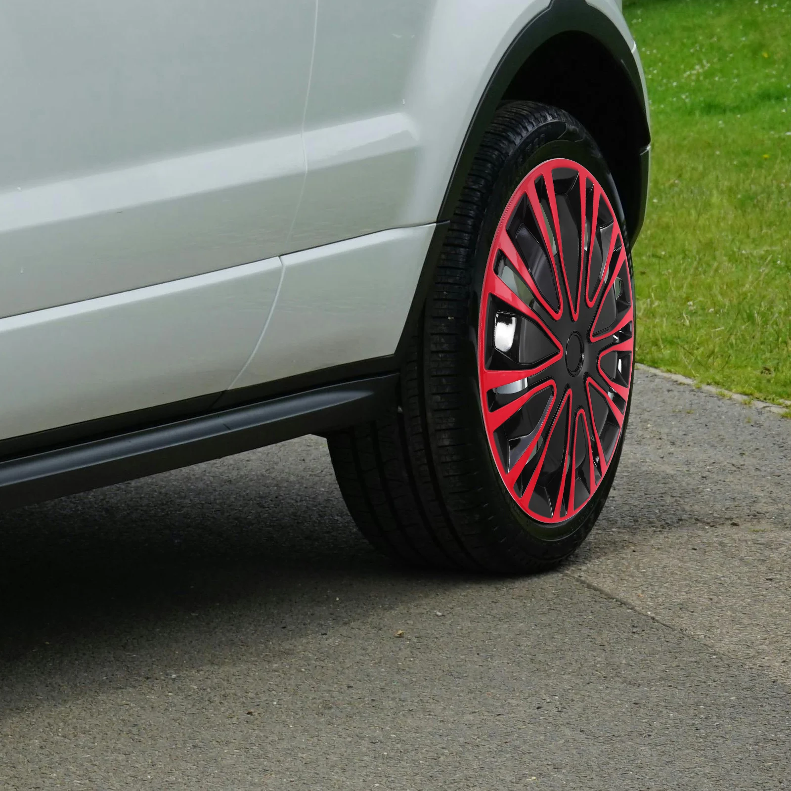 14 Inch Universal Car Wheel Hub Covers Dual Color BK Full Black Decorative Rim Caps Tire Accessories Automotive
14 Inch Universal Car Wheel Hub Covers Dual Color BK Full Black Decorative Rim Caps Tire Accessories Automotive