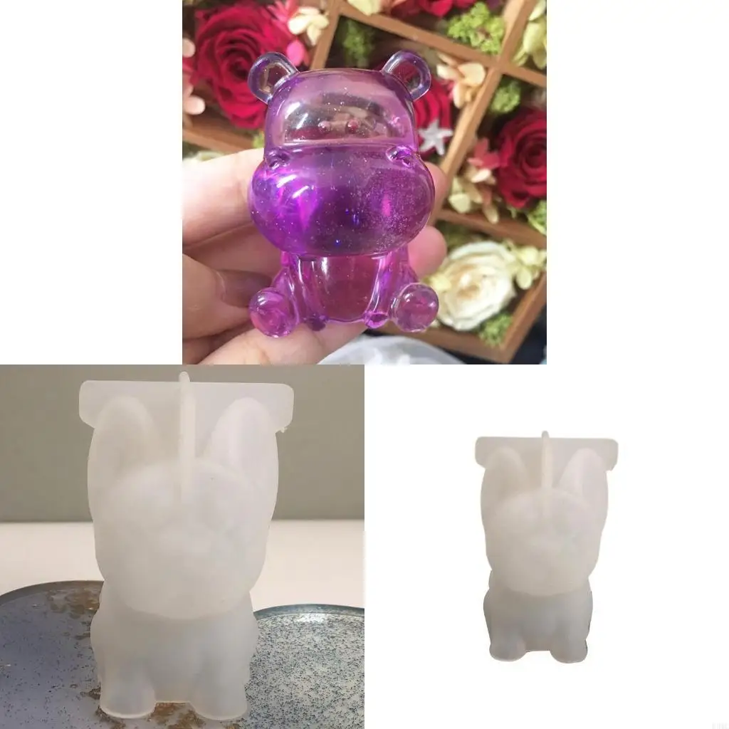 R3MC Hippo Lion Big Ear Dog Ornament Crafts Mold Epoxy Resin DIY Craft for Home Decor 
R3MC Hippo Lion Big Ear Dog Ornament Crafts Mold Epoxy Resin DIY Craft for Home Decor