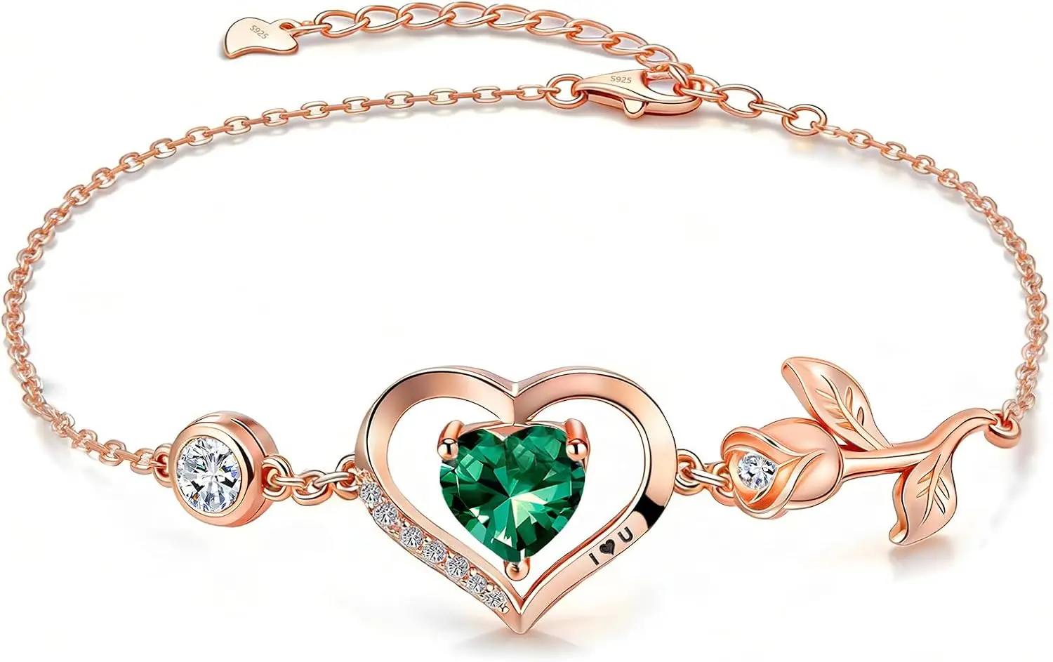 1CT Rose Heart Bracelet Moissanite Lab-Grown Sapphire Ruby Emerald&More 18K White Rose Gold Plated Anniversary Birthday Gift for
1CT Rose Heart Bracelet Moissanite Lab-Grown Sapphire Ruby Emerald&More 18K White Rose Gold Plated Anniversary Birthday Gift for