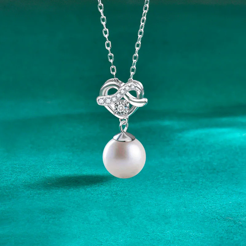 S925 sterling silver women's necklace gold-plated moissanite pearl heart-shaped fashion jewelry party accessories
S925 sterling silver women's necklace gold-plated moissanite pearl heart-shaped fashion jewelry party accessories