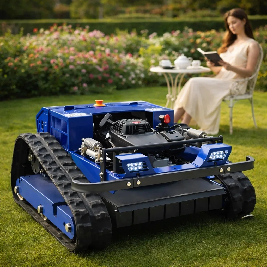 Customized Remote Control Tracked Lawn Mower 550mm Cutting Width One-On-One Beauty Customer Service Support
Customized Remote Control Tracked Lawn Mower 550mm Cutting Width One-On-One Beauty Customer Service Support