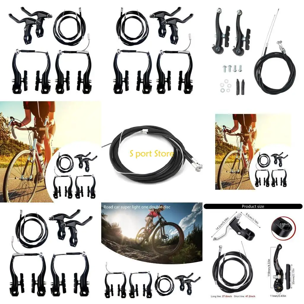 U2JB Complete Bike Brake Set Universal Bike Front и Bod Trake с суппортами Рычай Кабелей Горный велосипед V Тормоза
U2JB Complete Bike Brake Set Universal Bike Front и Bod Trake с суппортами Рычай Кабелей Горный велосипед V Тормоза
