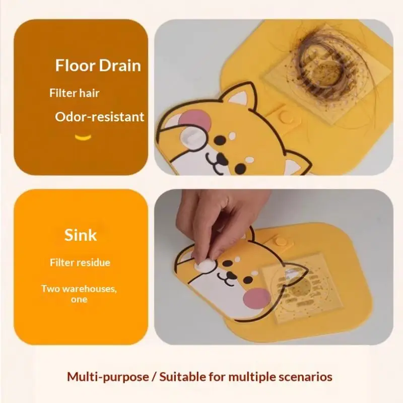 Silicone Sewer Floor Drain Cover Anti-blocking Thickened Shower Drain Cover Reusable -Proof Drainage Deodorant Mat
Silicone Sewer Floor Drain Cover Anti-blocking Thickened Shower Drain Cover Reusable -Proof Drainage Deodorant Mat