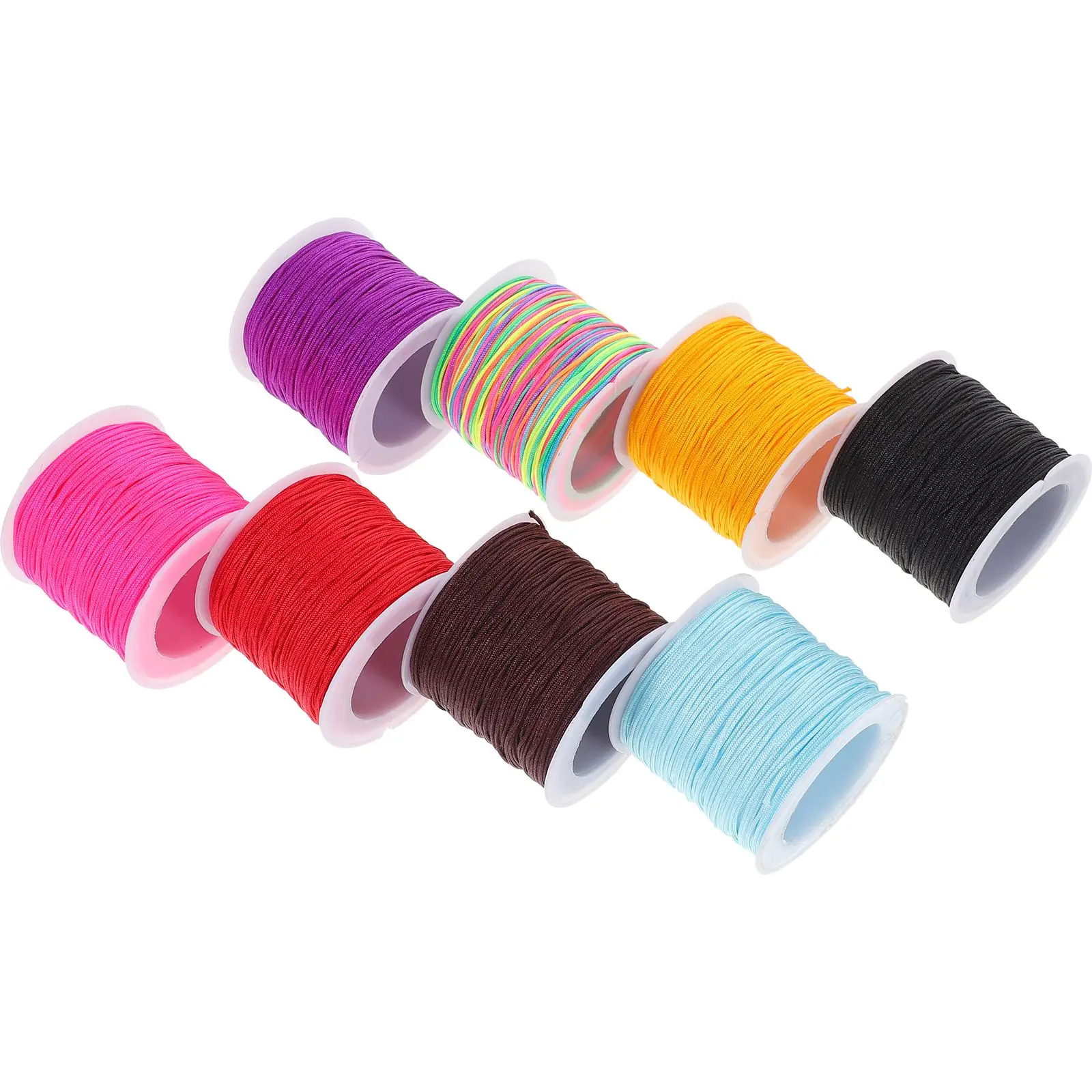 8 Rolls Bracelet Making Braided Rope Bracelets Knitting Crochet Thread Jewelry Nylon
8 Rolls Bracelet Making Braided Rope Bracelets Knitting Crochet Thread Jewelry Nylon