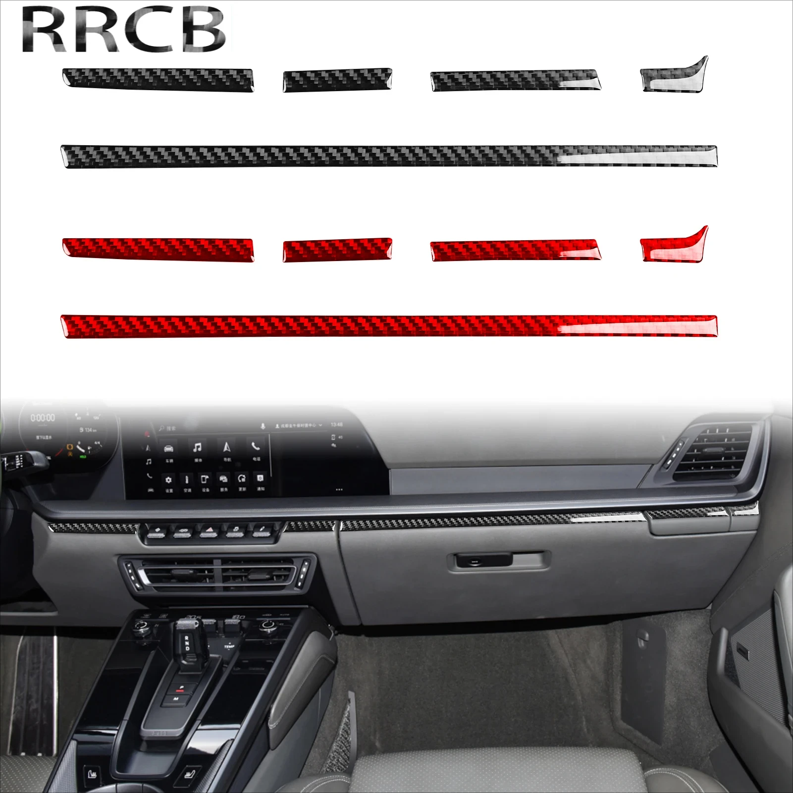 For Porsche 992 911 2019-2024 Carbon Fiber Center Console Decorative Strip Car Interior Cover Soft Stickers Accessories Trim
For Porsche 992 911 2019-2024 Carbon Fiber Center Console Decorative Strip Car Interior Cover Soft Stickers Accessories Trim