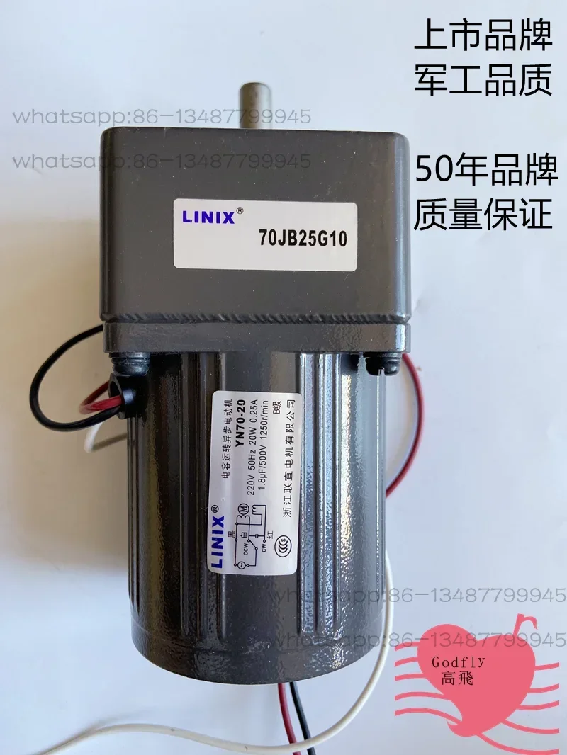 Real Shot Motor 70jb25g10 Yn70-20 Partners Speed Motor 220V 20W
Real Shot Motor 70jb25g10 Yn70-20 Partners Speed Motor 220V 20W