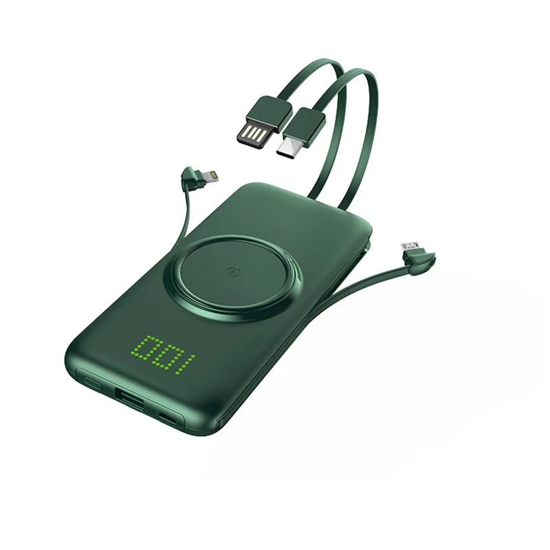 Qi Wireless Charger with Cable 20000mAh Power Bank Fast Charging Powerbank for iPad iPhone 14 13 Samsung S22 Xiaomi Mi Battery
Qi Wireless Charger with Cable 20000mAh Power Bank Fast Charging Powerbank for iPad iPhone 14 13 Samsung S22 Xiaomi Mi Battery