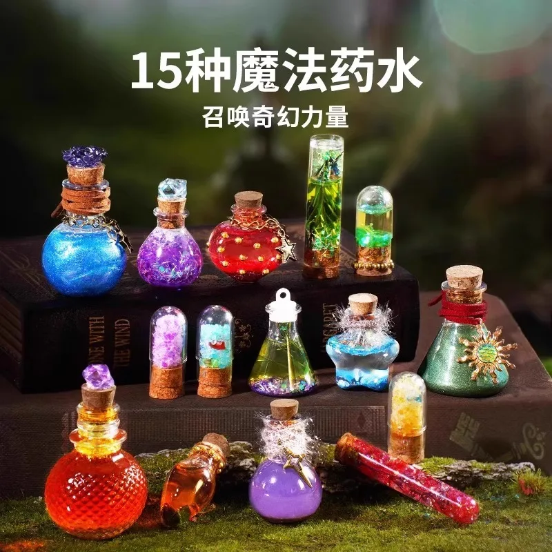 TOI Tuyi Magic Potion Bottle Children's DIY Potion Bottle Toy Set Magic Apprentice Desktop Ornament Children's Toy Gift
TOI Tuyi Magic Potion Bottle Children's DIY Potion Bottle Toy Set Magic Apprentice Desktop Ornament Children's Toy Gift