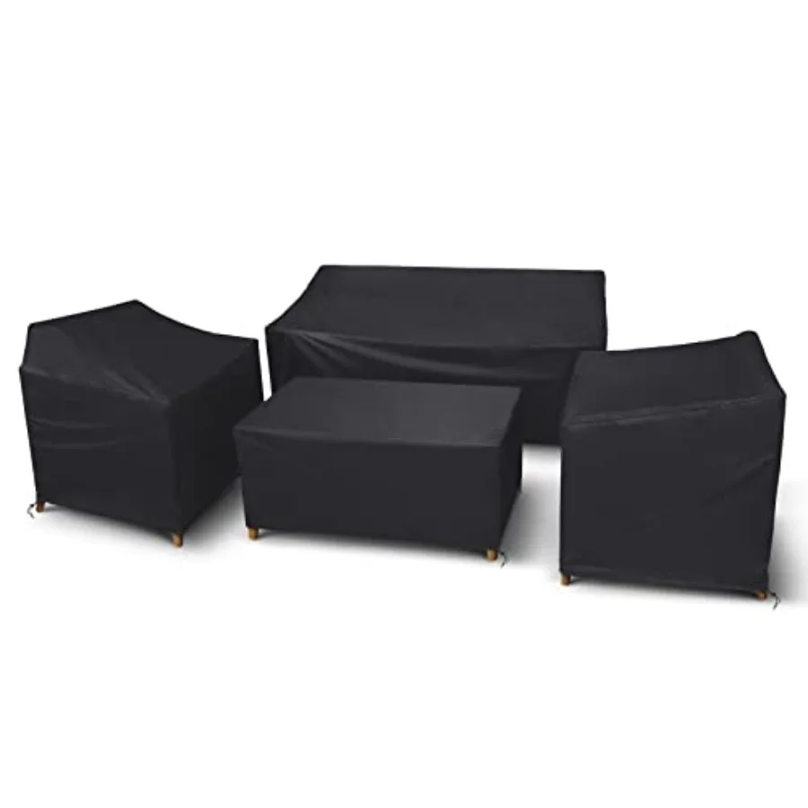 Outdoor Furnie Cover Waterof 4 Piece Patio Furnie Set Cover for Outside Couch Lawn Chairs Coffee ble of wi le Str Blk
Outdoor Furnie Cover Waterof 4 Piece Patio Furnie Set Cover for Outside Couch Lawn Chairs Coffee ble of wi le Str Blk