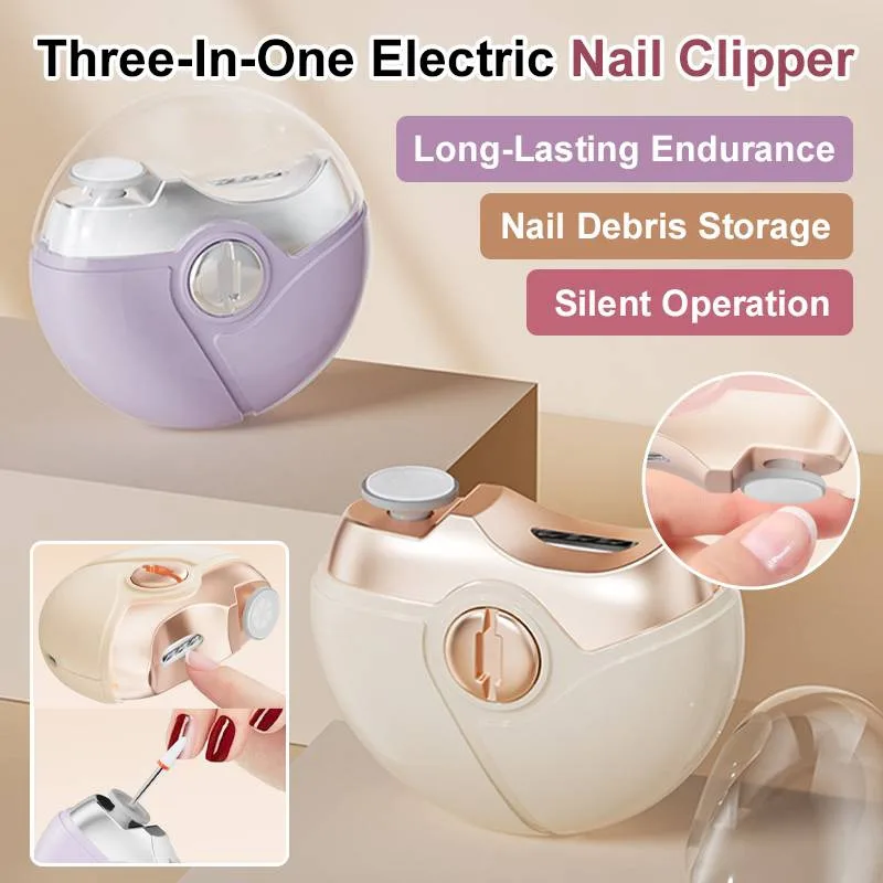 Electric Nail Clipper 3-in-1 Trimmer Grinder Polisher Safe for Babies Adults Elderly Anti-pinch Nail Care Tool Beauty Grooming
Electric Nail Clipper 3-in-1 Trimmer Grinder Polisher Safe for Babies Adults Elderly Anti-pinch Nail Care Tool Beauty Grooming