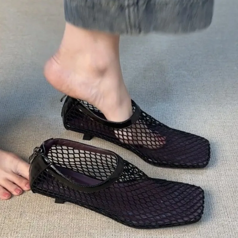 2026Summer Women's Shoes Temperament Square Head High Heels Single Shoes Summer Mesh Breathable Hollow Out Shoes Women's Sandals
2026Summer Women's Shoes Temperament Square Head High Heels Single Shoes Summer Mesh Breathable Hollow Out Shoes Women's Sandals