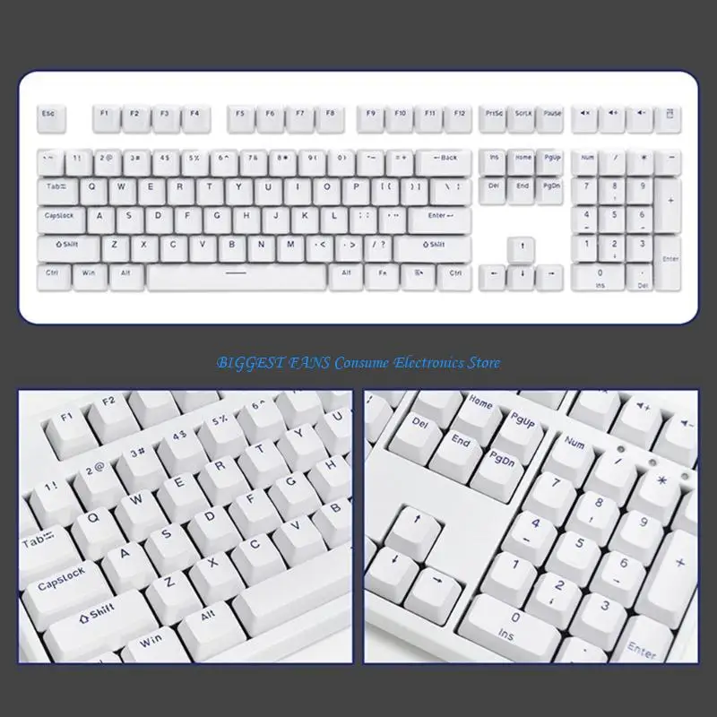PBT Keycaps 132 keys OEM Height Double Shot Injection Keycap Blue White for Cherry MX Mechanical Keyboards
PBT Keycaps 132 keys OEM Height Double Shot Injection Keycap Blue White for Cherry MX Mechanical Keyboards