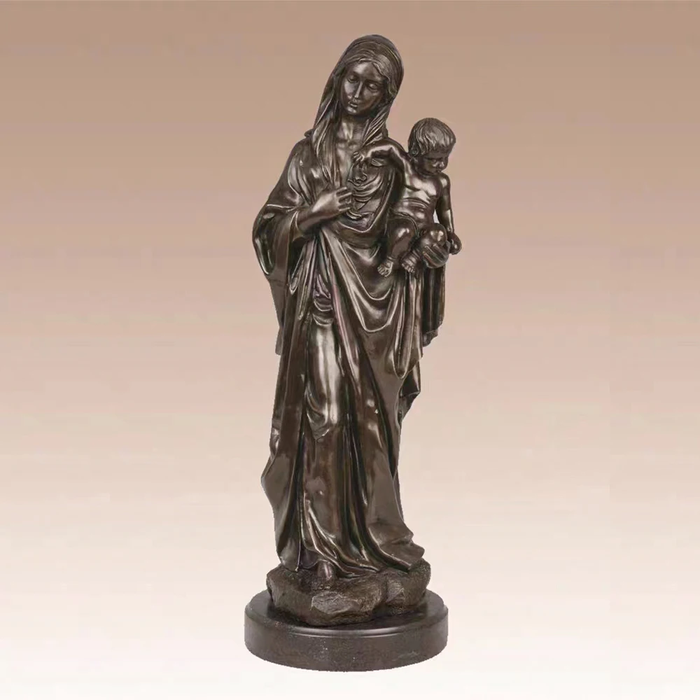 57cm Bronze The Virgin Mary Goddess Statue Sculpture Mother of God Large Sculpture Collection
57cm Bronze The Virgin Mary Goddess Statue Sculpture Mother of God Large Sculpture Collection