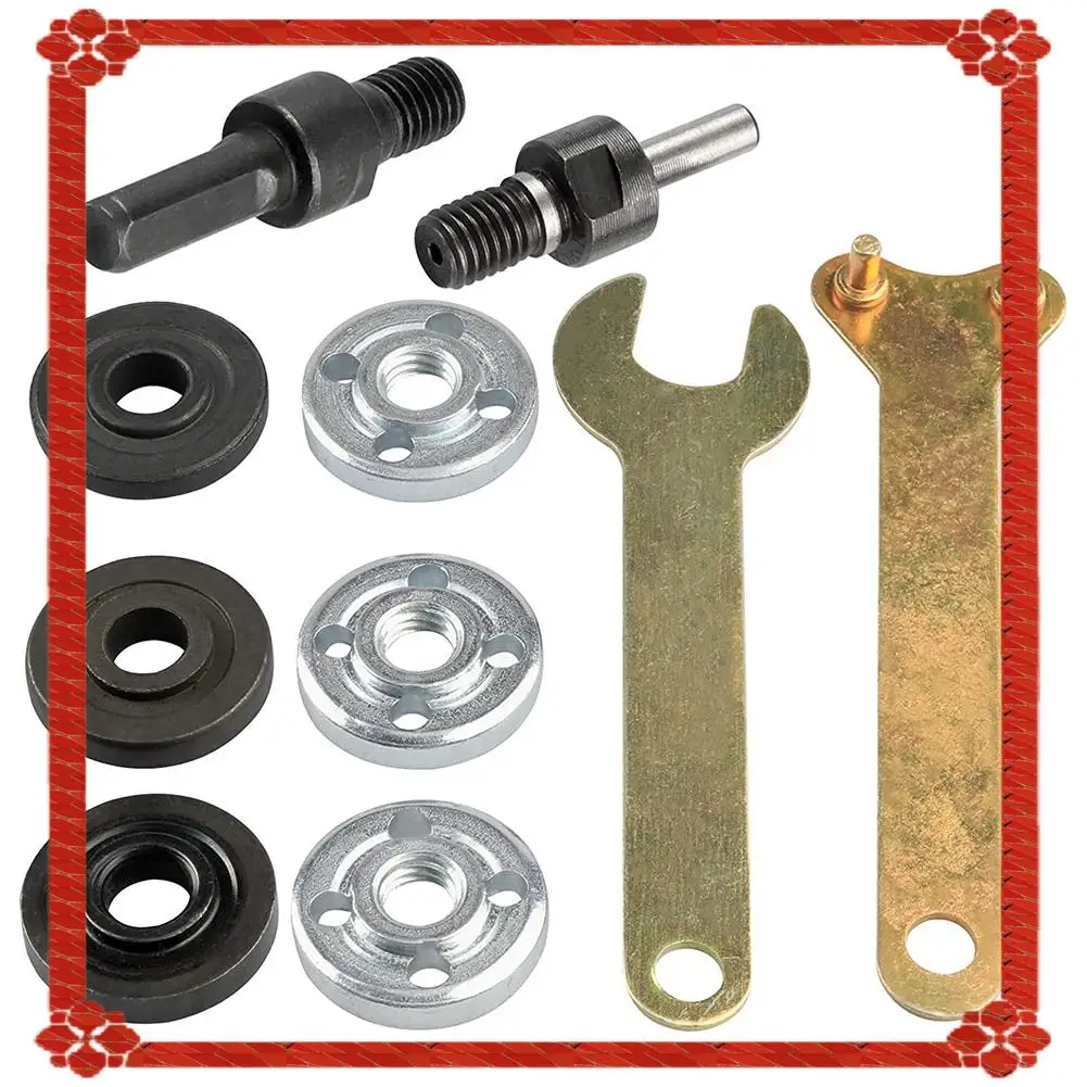 24-Hour Delivery Drill Angle Grinder Adapter With Flange Nut Parts Set,3 Set Replacement Grinder Flange Nuts And Wrench Conversi
24-Hour Delivery Drill Angle Grinder Adapter With Flange Nut Parts Set,3 Set Replacement Grinder Flange Nuts And Wrench Conversi
