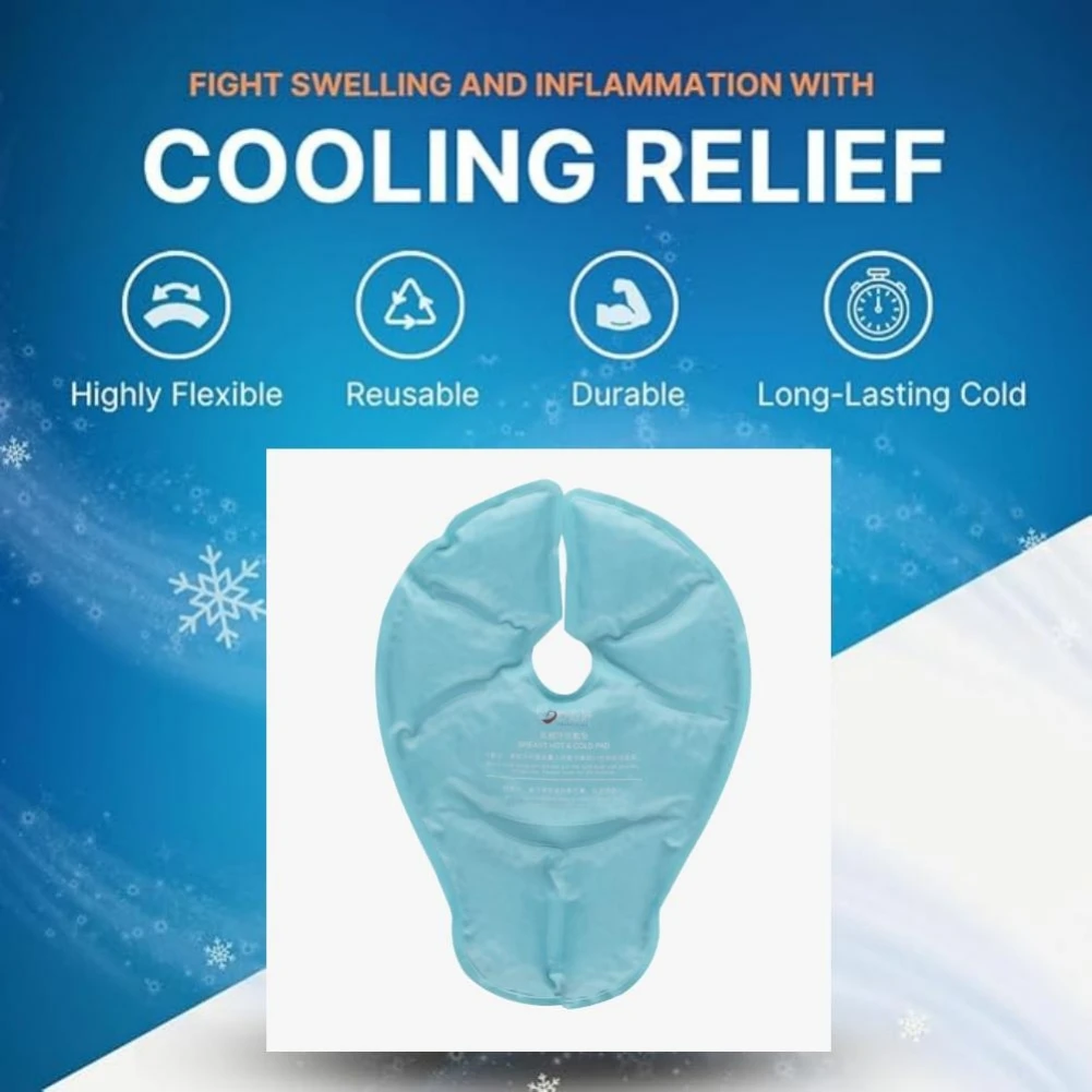 2Pack Reusable Breast Ice Packs & Breastfeeding Gel Cooling Pads - Nipple Ice Packs for Breastfeeding, Breastfeeding Discomfort
2Pack Reusable Breast Ice Packs & Breastfeeding Gel Cooling Pads - Nipple Ice Packs for Breastfeeding, Breastfeeding Discomfort