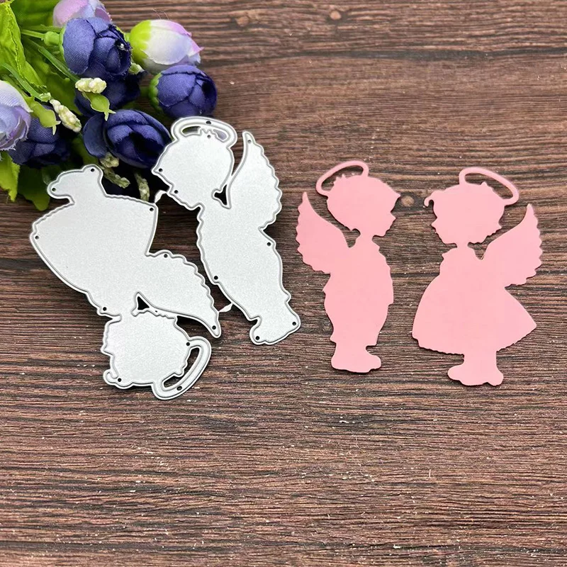 Boy and girl angels craft Film Frame Metal Cutting Dies Stencils For DIY Scrapbooking Decorative Embossing Handcraft Template
Boy and girl angels craft Film Frame Metal Cutting Dies Stencils For DIY Scrapbooking Decorative Embossing Handcraft Template
