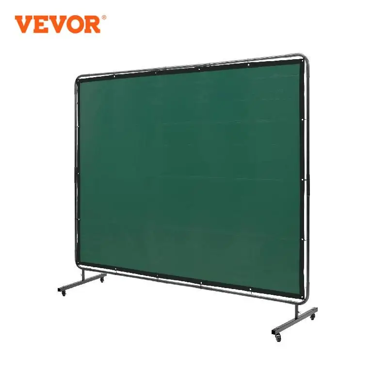 VEVOR Welding Screen with Frame 6' x 8' Welding Curtain Flame-Resistant Vinyl Welding Protection Screen for Workshop Industrial
VEVOR Welding Screen with Frame 6' x 8' Welding Curtain Flame-Resistant Vinyl Welding Protection Screen for Workshop Industrial