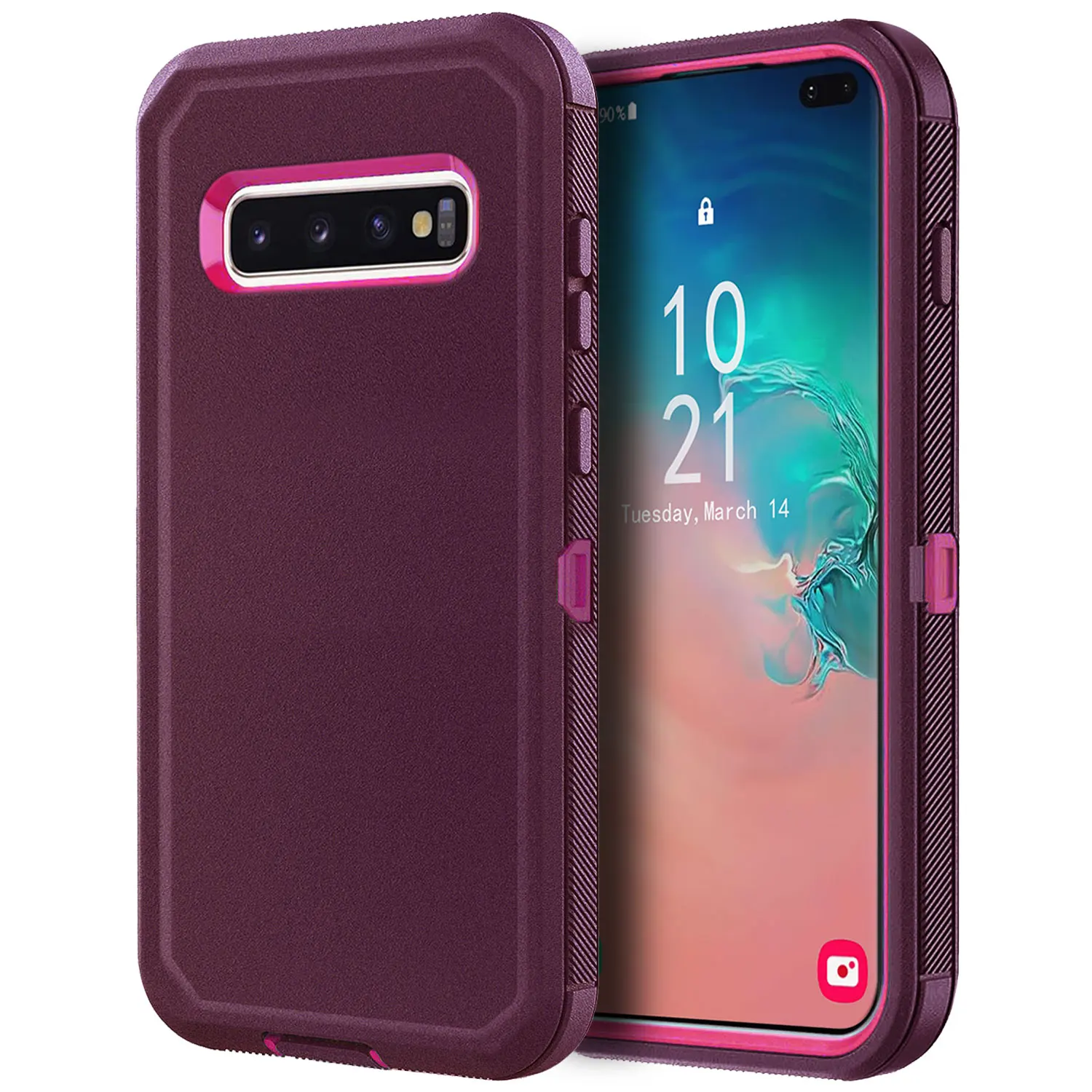 Red For Samsung Galaxy S10+ Plus S10 S10E Case Heavy Duty Shockproof Hard Protective Rugged Hybrid 3in1 Layers Phone Cover
Red For Samsung Galaxy S10+ Plus S10 S10E Case Heavy Duty Shockproof Hard Protective Rugged Hybrid 3in1 Layers Phone Cover