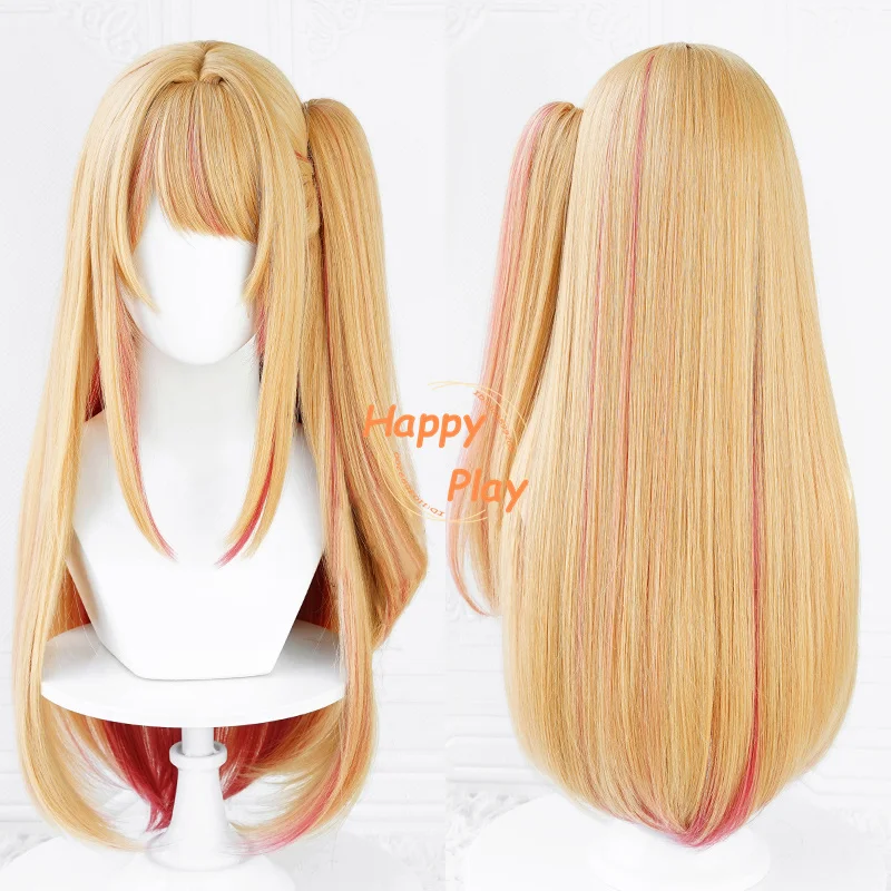 Synthetic Hair Anime Rubii Hoshino Ruby Cosplay Wig Women 70cm Long Orange Highlight Wig Heat Resistant Halloween Wig + Wig Cap
Synthetic Hair Anime Rubii Hoshino Ruby Cosplay Wig Women 70cm Long Orange Highlight Wig Heat Resistant Halloween Wig + Wig Cap