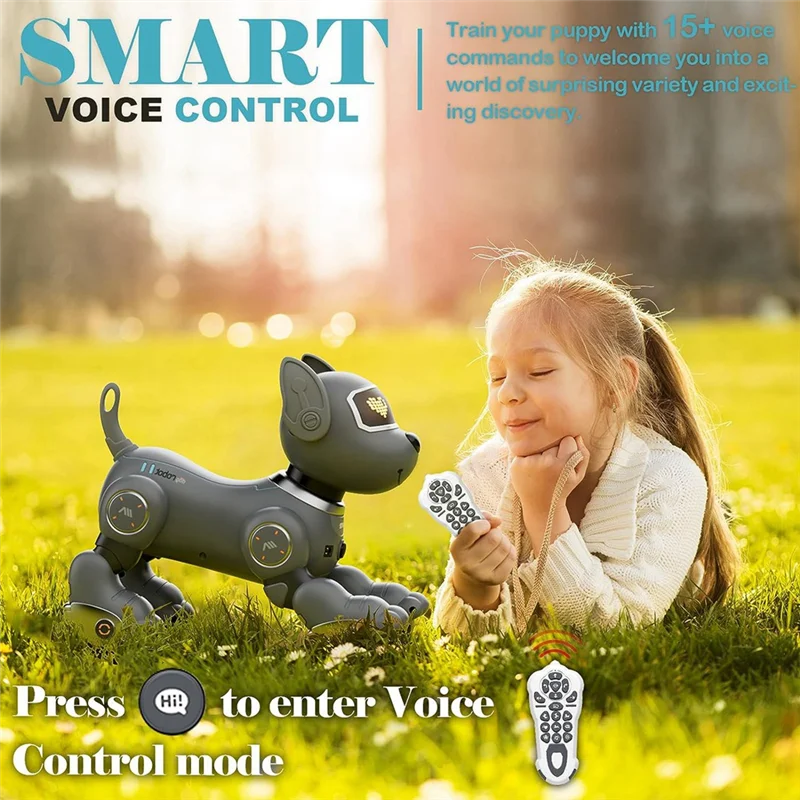 RISE-Robot Dog Toy For Kids, Voice & 2.4Ghz Remote Control Robot Pet With Interactive Touch Sensors, Robotic Puppy Easy To Use (
RISE-Robot Dog Toy For Kids, Voice & 2.4Ghz Remote Control Robot Pet With Interactive Touch Sensors, Robotic Puppy Easy To Use (
