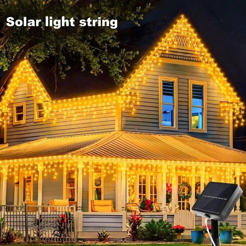 New Solar Icicle LED Lights Waterproof Outdoor Garden Lights 8 Modes Decorative Lamp for Home Party Patio Yard Balcony Decor
New Solar Icicle LED Lights Waterproof Outdoor Garden Lights 8 Modes Decorative Lamp for Home Party Patio Yard Balcony Decor