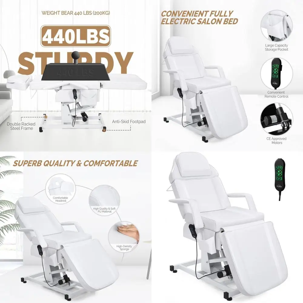 Электрический регулируемый многофункциональный стол для татуировок и массажа для салонов красоты, спа-центров и парикмахерских (белый)
Электрический регулируемый многофункциональный стол для татуировок и массажа для салонов красоты, спа-центров и парикмахерских (белый)