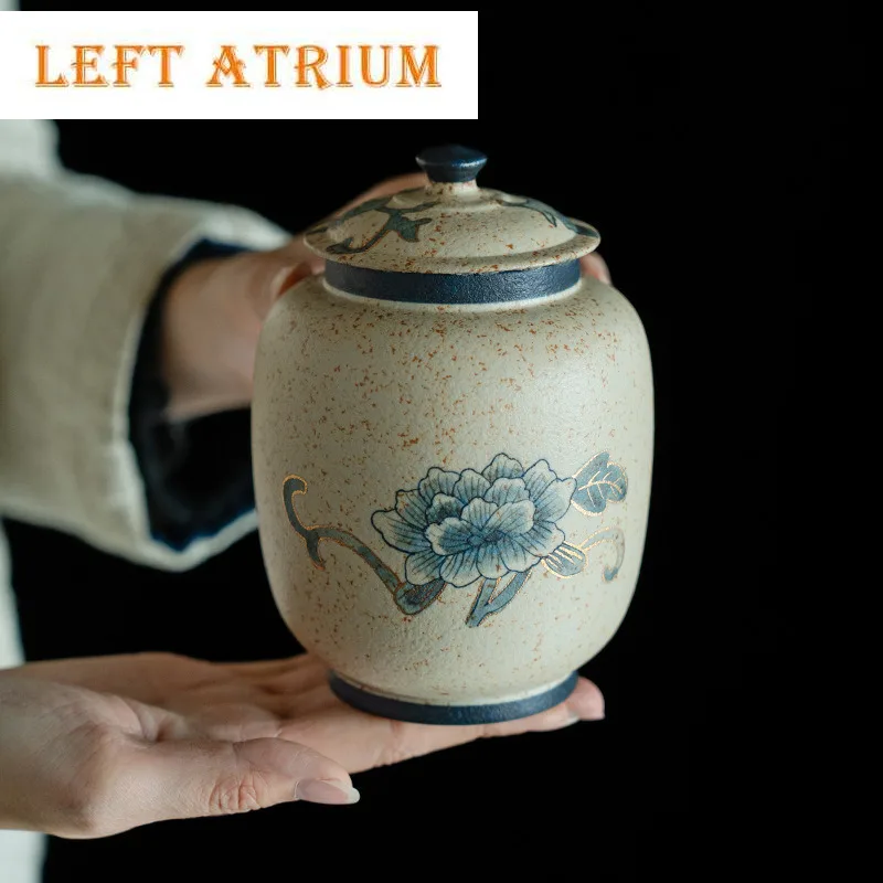 Pure Hand-painted Peony Flower Tea Box Organizer Moisture-proof Creative Storage Tank Containers Jars Tea Caddy Tea Ceremony
Pure Hand-painted Peony Flower Tea Box Organizer Moisture-proof Creative Storage Tank Containers Jars Tea Caddy Tea Ceremony